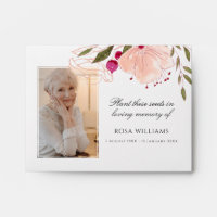 Custom Memorial Seed Packets for Funerals