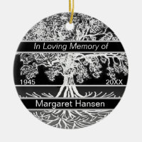Custom Memorial | Tree of Life Ceramic Ornament