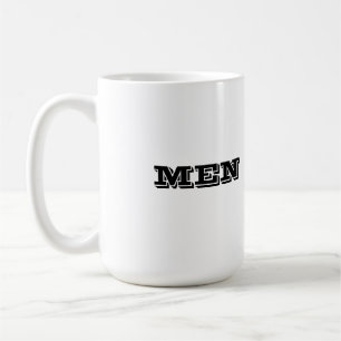 Custom Men Black Color Text Printed Style Home Coffee Mug