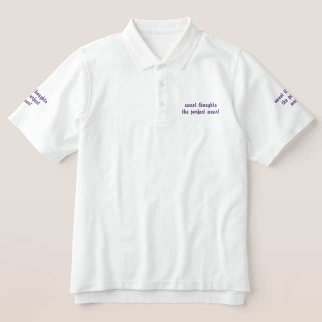 custom men polo (Design Front)