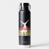 Mens Gymnastics Male Gymnast at Sunset Stainless Steel Water Bottle