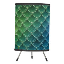 Custom Mermaid Glitter Table Lamp & Lighting