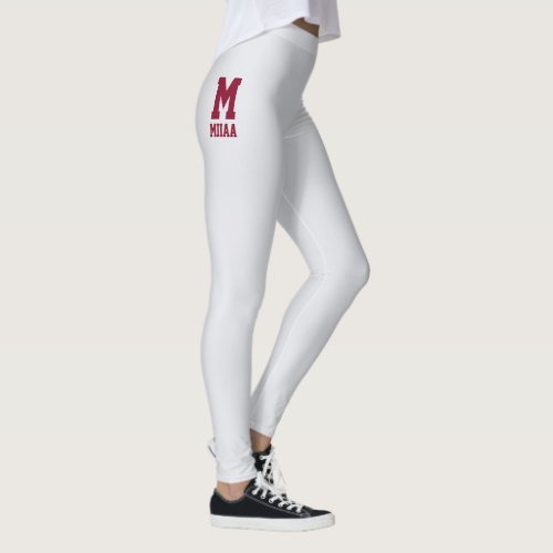 Custom Merry Christmas Bright Platinum Burgundy Leggings