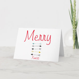 Custom Merry Christmas Greeting Card
