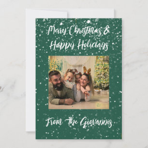 CUSTOM MERRY CHRISTMAS GREETING CARD