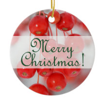 Custom Merry Retro Christmas 2016 with Berries