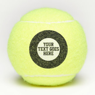 Custom Message Add Your Own Tennis Ball