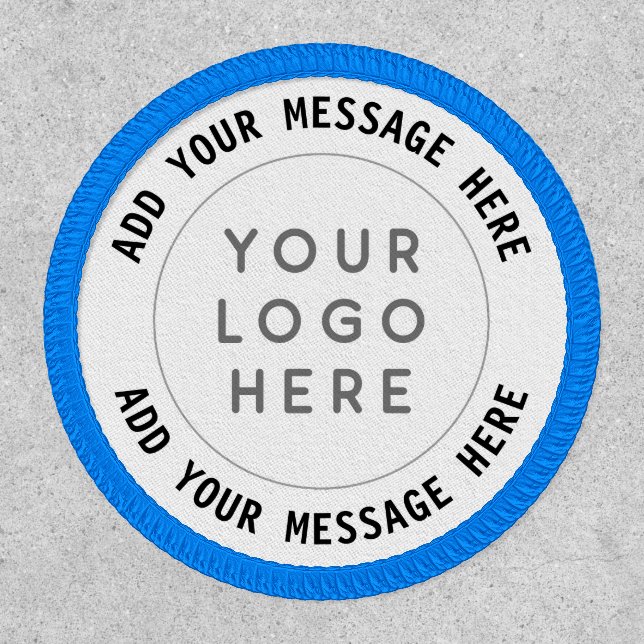 Custom Message And Logo  Patch (Front)