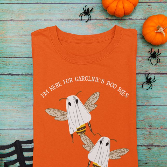 Custom Message Boo Bees Halloween Graphic T-Shirt (Creator Uploaded)