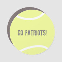 Custom Message Bright Yellow Tennis Ball