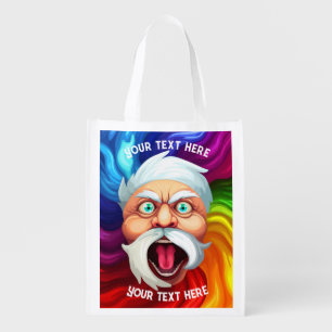 Custom message from Santa Grocery Bag