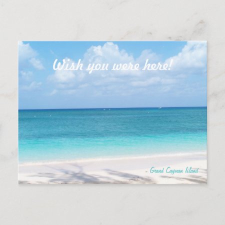 Custom Message Grand Cayman Island Postcard
