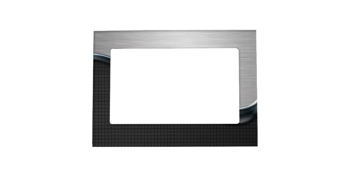 Custom Metal Design 1 Frame Magnet | Zazzle