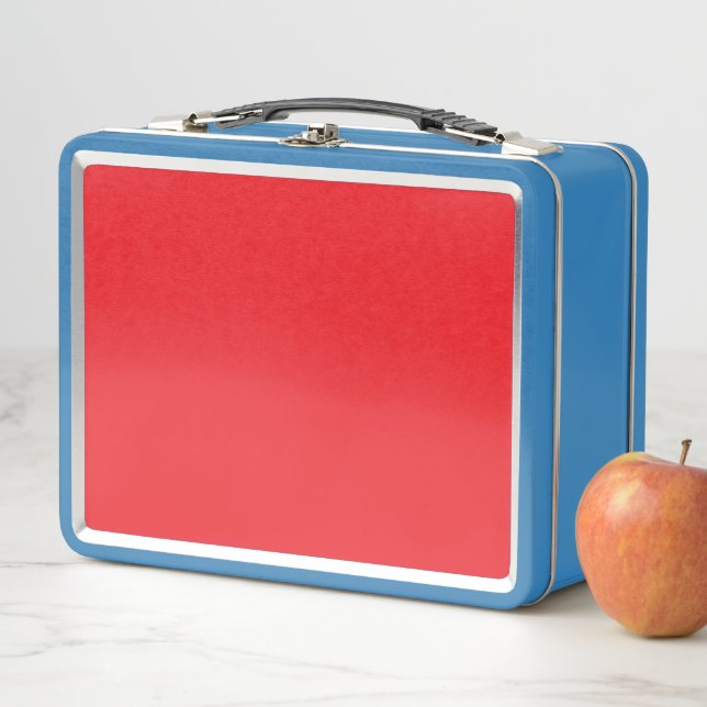 Custom Metal Lunchbox Retro School Gift (In Situ)