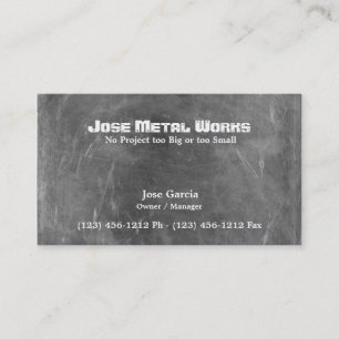 Custom Metal Works Business Card