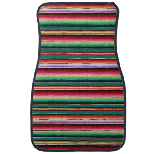 Custom Mexican Blanket Colorful Serape Floor Mats