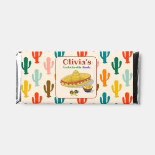 Custom Mexican Fiesta Bachelorette Party  Hershey Bar Favors