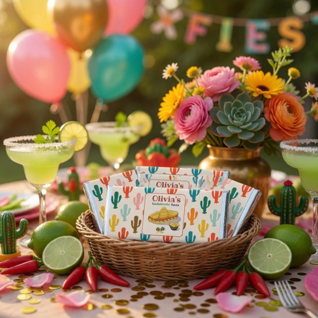 Custom Mexican Fiesta Bachelorette Party  Hershey Bar Favors (Creator Uploaded)