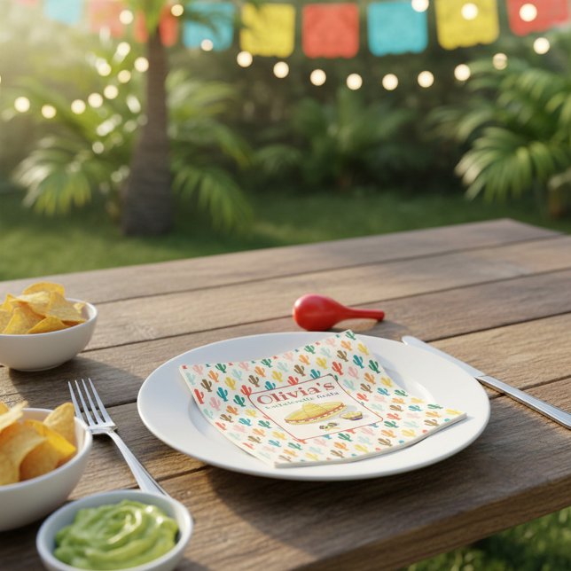 Custom Mexican Fiesta Bachelorette Party  Napkins (Creator Uploaded)