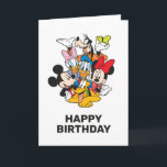 Custom Mickey and Friends Birthday Card<br><div class="desc">Personalize this cute Mickey Mouse and Friends Birthday Card by adding your custom message and child's name!</div>