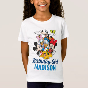 Custom Mickey & Friends   Birthday Girl - Family T-Shirt