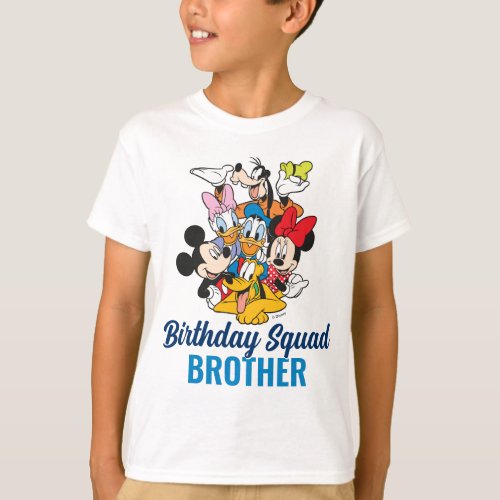 Custom Mickey  Friends  Birthday Sqad _ Family T_Shirt