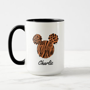 Custom Mickey Mouse Animal Pattern Icon Mug