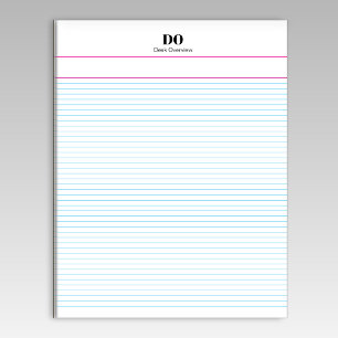 Custom Micro Extra Narrow Ruled Paper Notepad