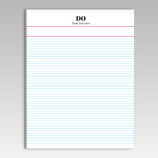 Custom Micro Extra Narrow Ruled Paper Notepad