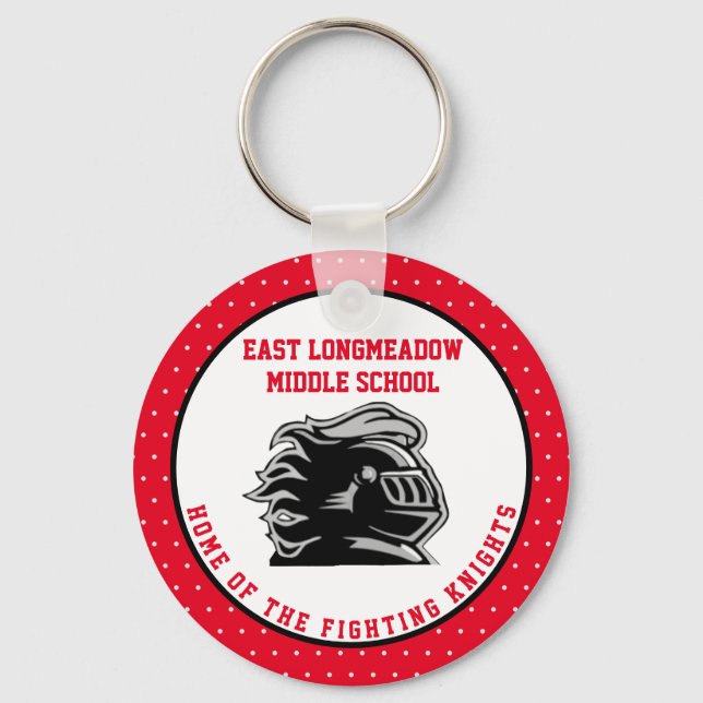 Custom Middle School PTO Fundraisers Ideas Keychain (Front)