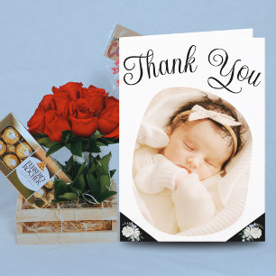 Custom Midwife Card Baby Photo And Birth Details