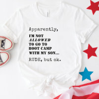 Custom Military Mom Funny Boot Camp Farewell Gift