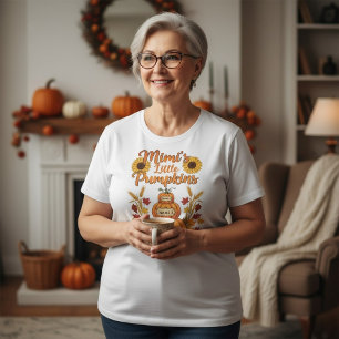 Custom Mimi's Grandkids Tee, Autumn Fall Family Plus Size T-Shirt