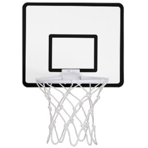 Custom mini basketball hoop with backboard frame