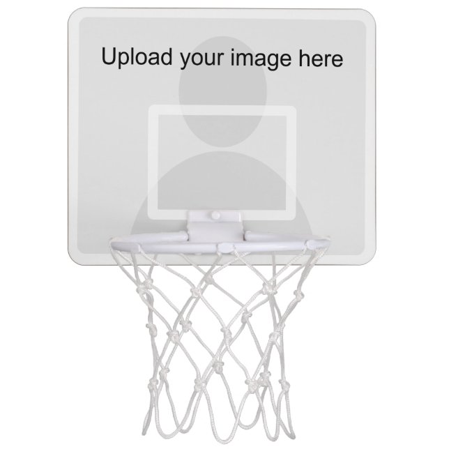 Custom mini basketball hoop with backboard frame (Front)