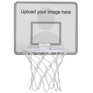 Custom mini basketball hoop with backboard frame