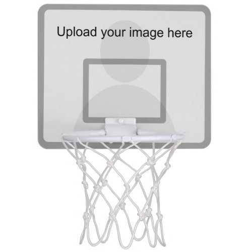 Custom mini basketball hoop with backboard frame