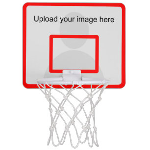 Custom mini basketball hoop with backboard frame