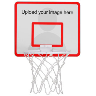 Custom mini basketball hoop with backboard frame
