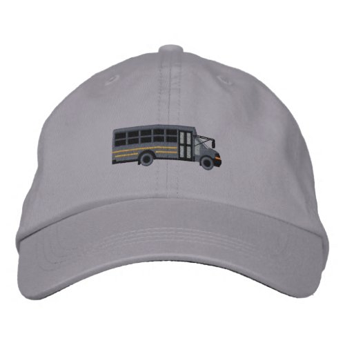 Custom Mini Bus Shuttle Embroidery Embroidered Baseball Cap