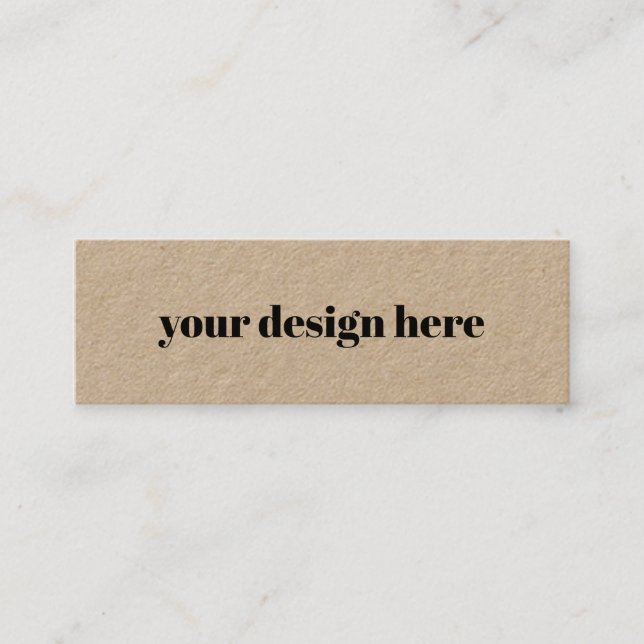 Custom Mini Business Card (Front)