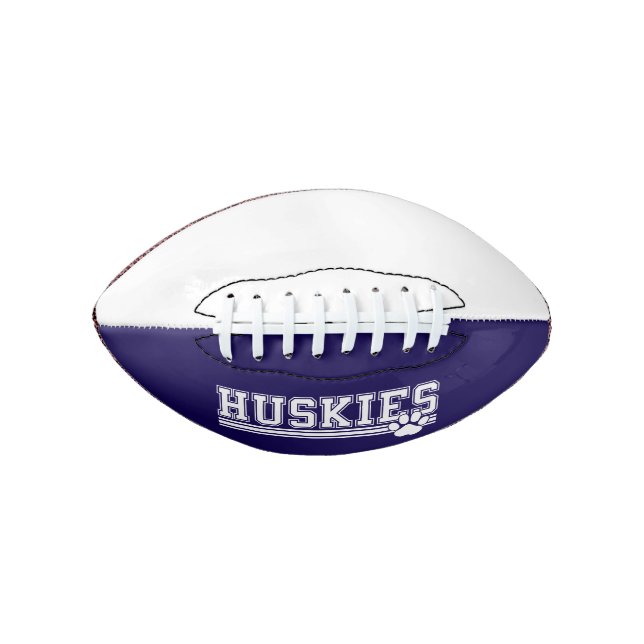Custom Mini Football-Huskies Football (Front)