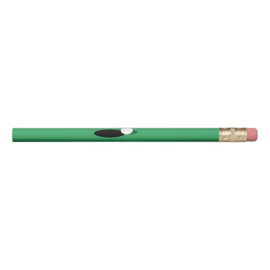 Custom mini golf score pencils with eraser (Rotated 90)