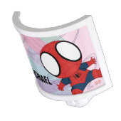 Custom Mini Spider-Man & City Graphic Night Light (Angled)