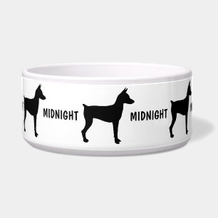 Custom Miniature Pinscher Dog Bowl