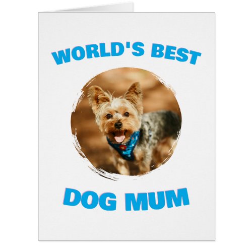 Custom Minimal Best Dog Cat Mom Mum Pet Cute Gift Cards