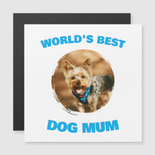 Custom Minimal Best Dog Cat Mom Mum Pet Cute Gift Magnetic Invitation