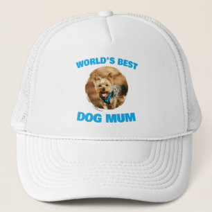 Custom Minimal Best Dog Cat Mom Mum Pet Cute Gift Trucker Hat