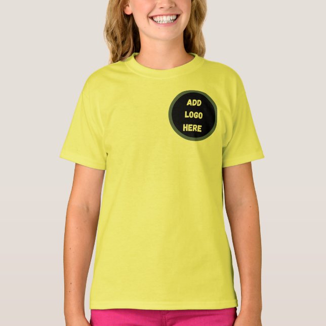 Custom minimal Design Add Photo or Text T-Shirt (Front)