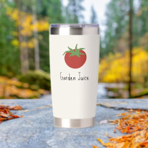Custom Minimalist Botanical Red Tomato
